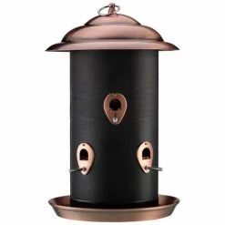 Happy Beaks Copper Finish Twin Feeder -EcoFlora Sales Shop WEBG36213
