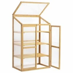 Garden Grow Three-Tier Wooden Cold Frame -EcoFlora Sales Shop WEBG39192