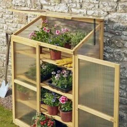 Garden Grow Three-Tier Wooden Cold Frame -EcoFlora Sales Shop WEBG39196