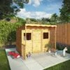 Waltons 6 X 5 Sheriff Pent Wooden Garden Playhouse -EcoFlora Sales Shop dahlia playhouse w4 maindc SI 002 001 0072