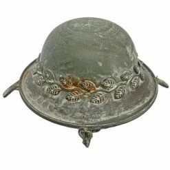 Hanging Garden Bird Bath / Feeder Aged Vintage Look Metal Bird Bath Decoration -EcoFlora Sales Shop s l16002035